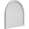 Ekena Millwork Round Top Surface Mount PVC Gable Vent: Functional, w/ 2"W x 1-1/2"P Brickmould Frame, 38"W x 36"H GVPRT38X3602SF - alternate 4